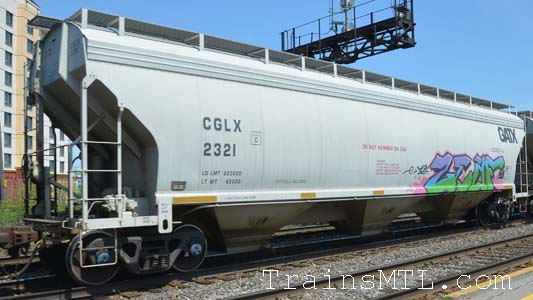 Car/wagon CGLX2321 right side / coté droit